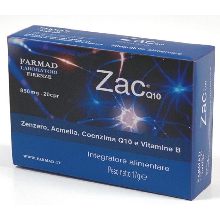 FARMAD "ZAC Q10 20 CPR 850MG"